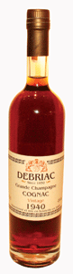 Debriac Grand Champagne Vintage 1940. 70cl.