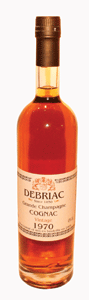 Debriac Grand Champagne Vintage 1970. 70cl.