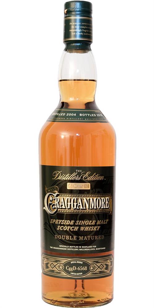 Whisky - Cragganmore Destiller's Edition 2004 40%