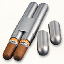 Transportrør til 2 cigarer