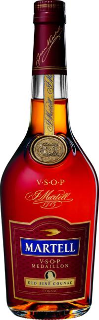Martell V.S.O.P. Medallion Cognac 70cl.