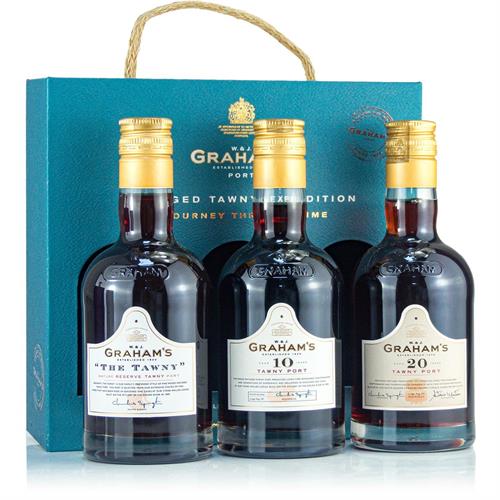 Portvin - Graham’s Tawny Portvin, Gaveæske 3 x 20cl
