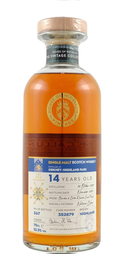 McCallum Orkney Highland Park SC 14 år 52,5% 70cl. 