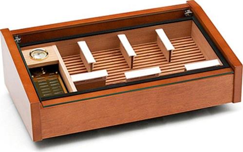 Humidor "Vega" DeLuxe - brun finish