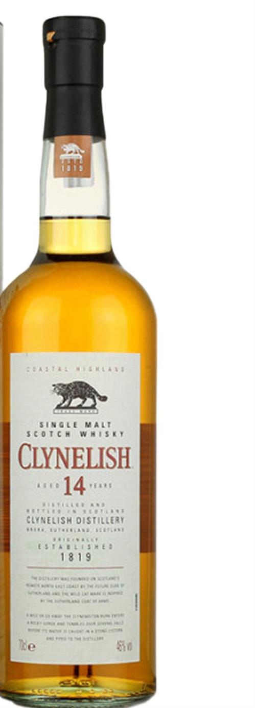 Whisky - Clynelish 14 års 46% - 70 cl.