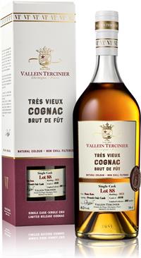 Cognac - Vallein Tercinier Brut de fut, lot 88, Bons Bois