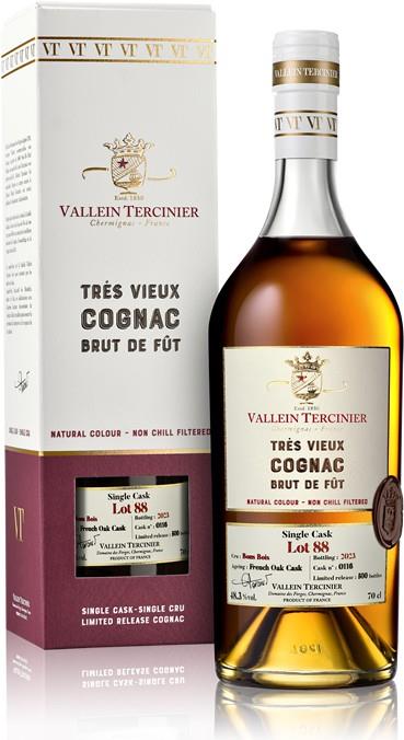 Cognac - Vallein Tercinier Brut de fut, lot 88, Bons Bois