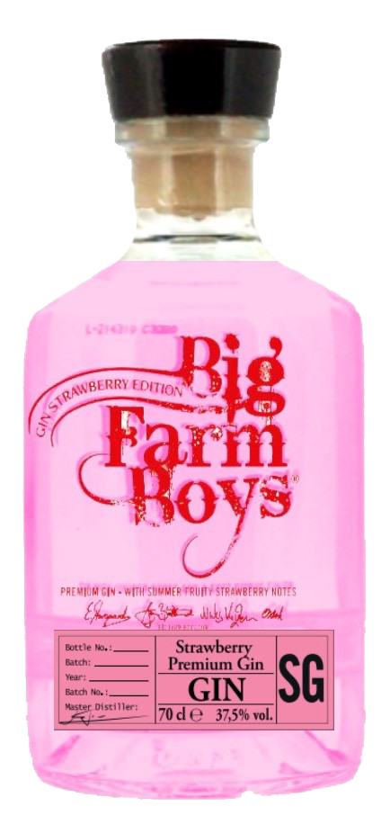 Big Farm Boys Strawberry Gin 0,7 l