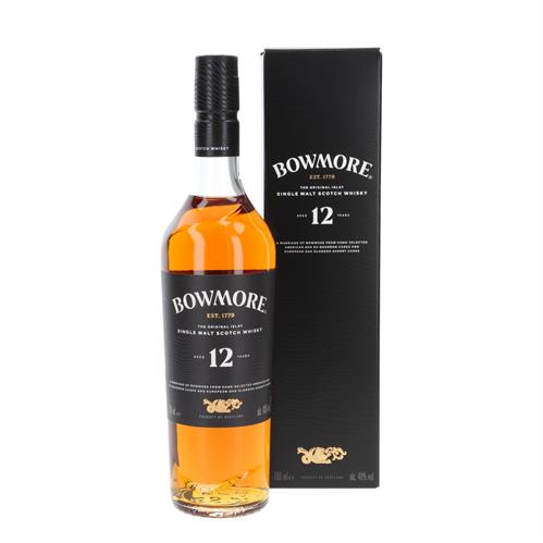 Whisky - Bowmore 12 års, 70 cl. - 40%