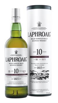Whisky - Laphroaig 10 års single malt, 70 cl., 40%